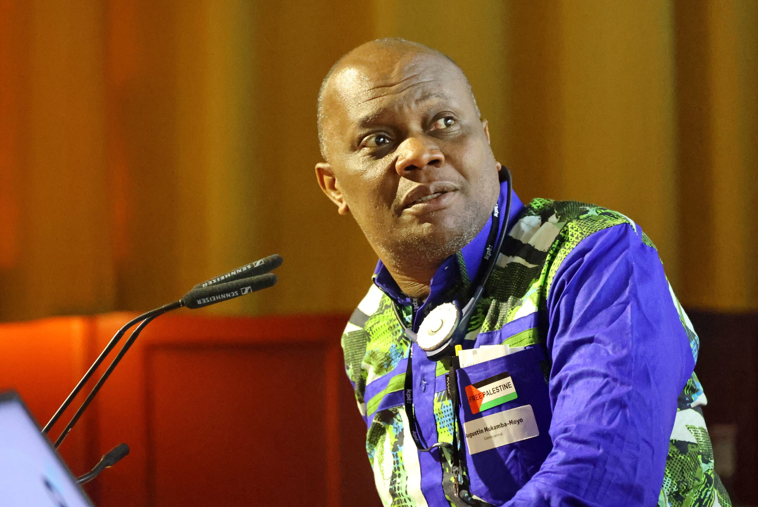 Delegiertenversammlung 2024 der Gewerkschaft syndicom, Augustine Mukamba