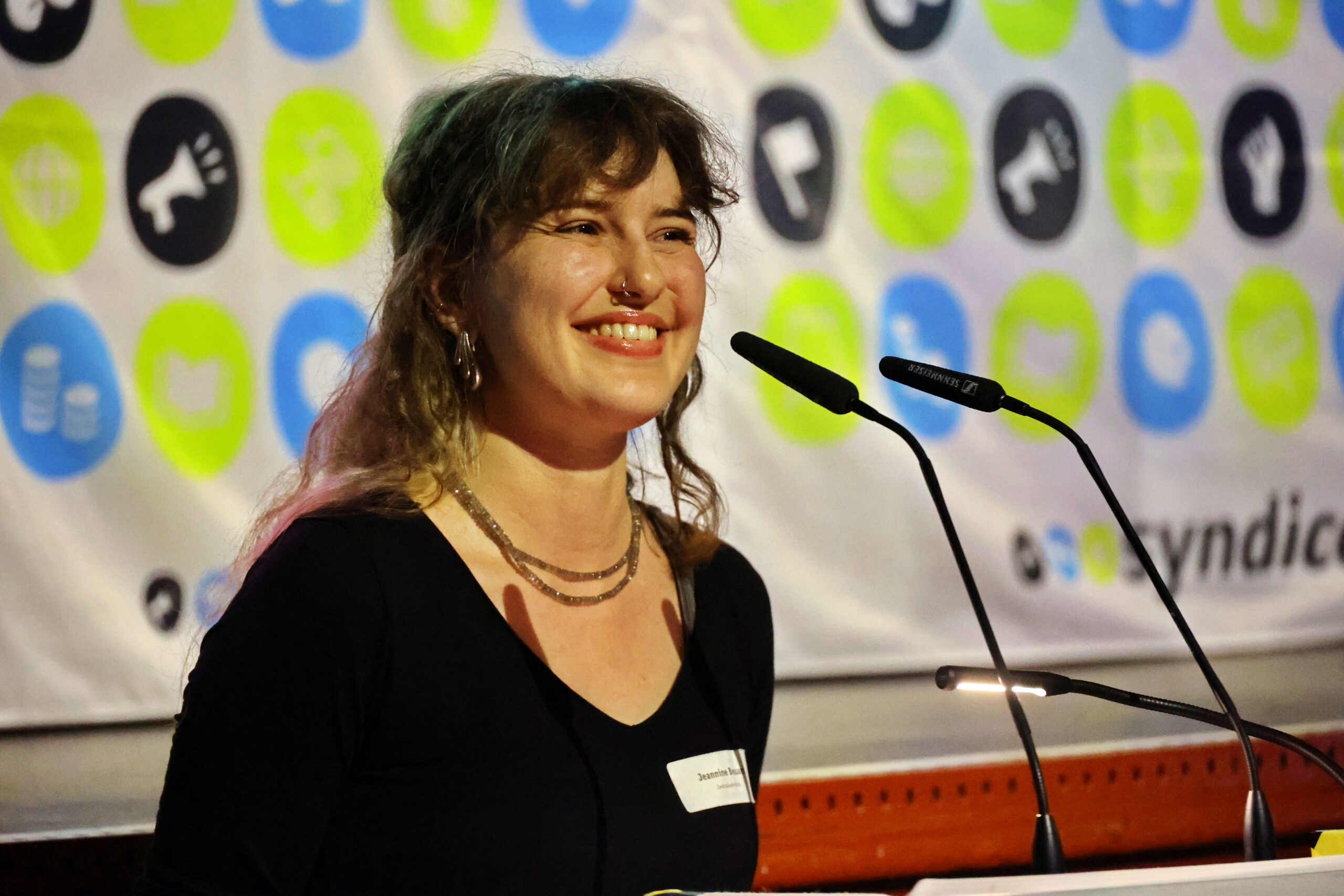 Delegiertenversammlung 2024 der Gewerkschaft syndicom, Jane Bossard