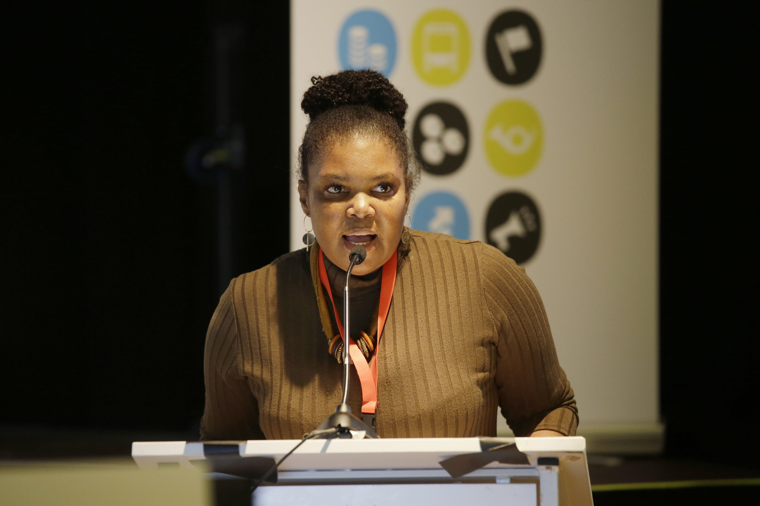 Janice Matthes am Kongress syndicom 2021 in Langenthal ©Sabine Rock