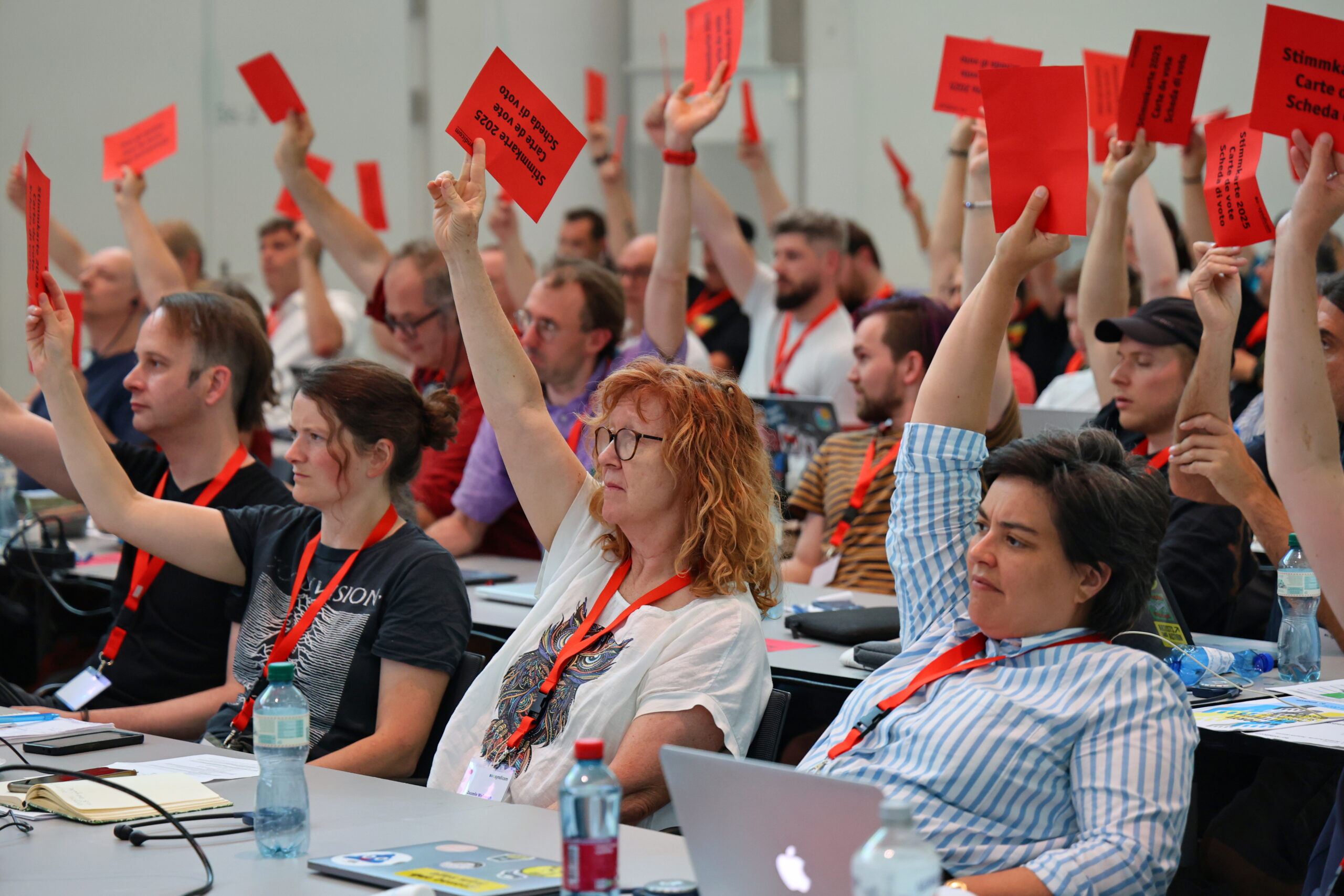 Gewerkschaft syndicom Kongress 2025 Baden, Abstimmung