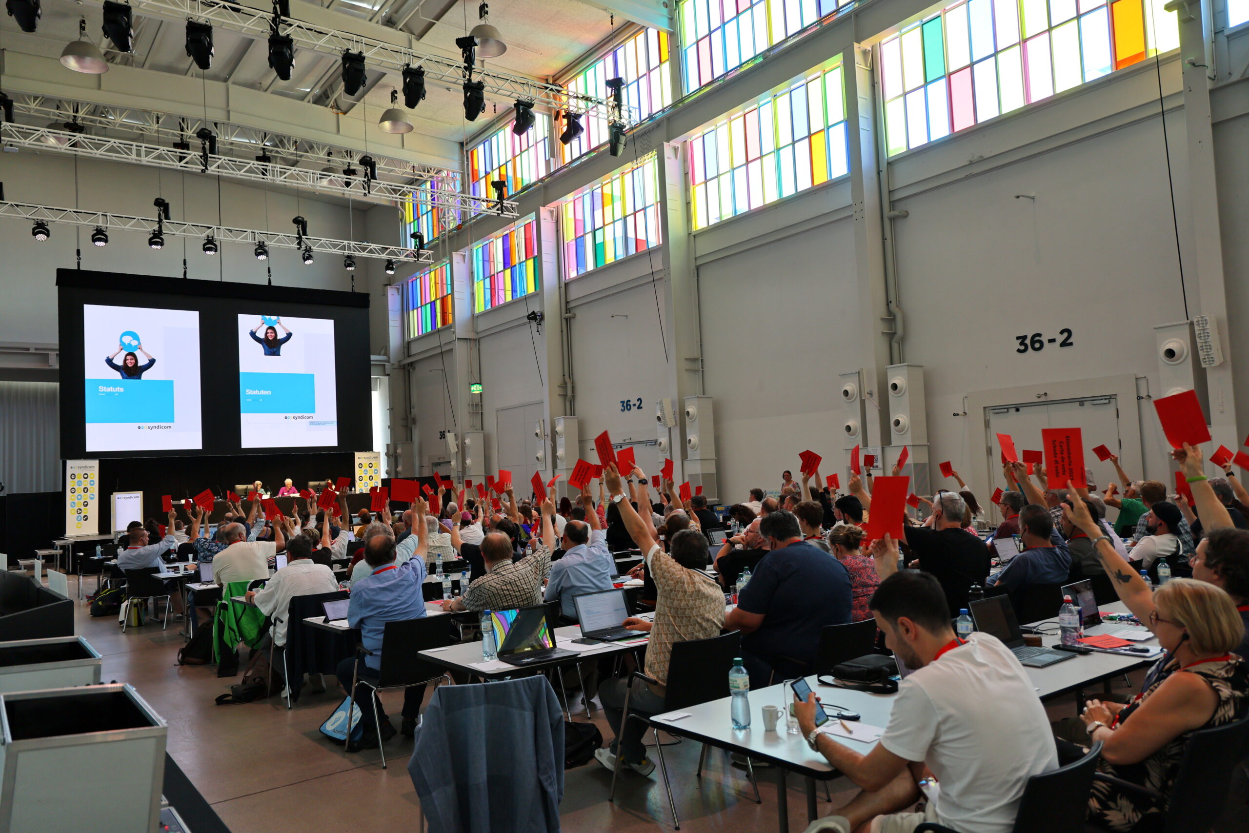 Gewerkschaft syndicom Kongress 2025 Baden, Abstimmung