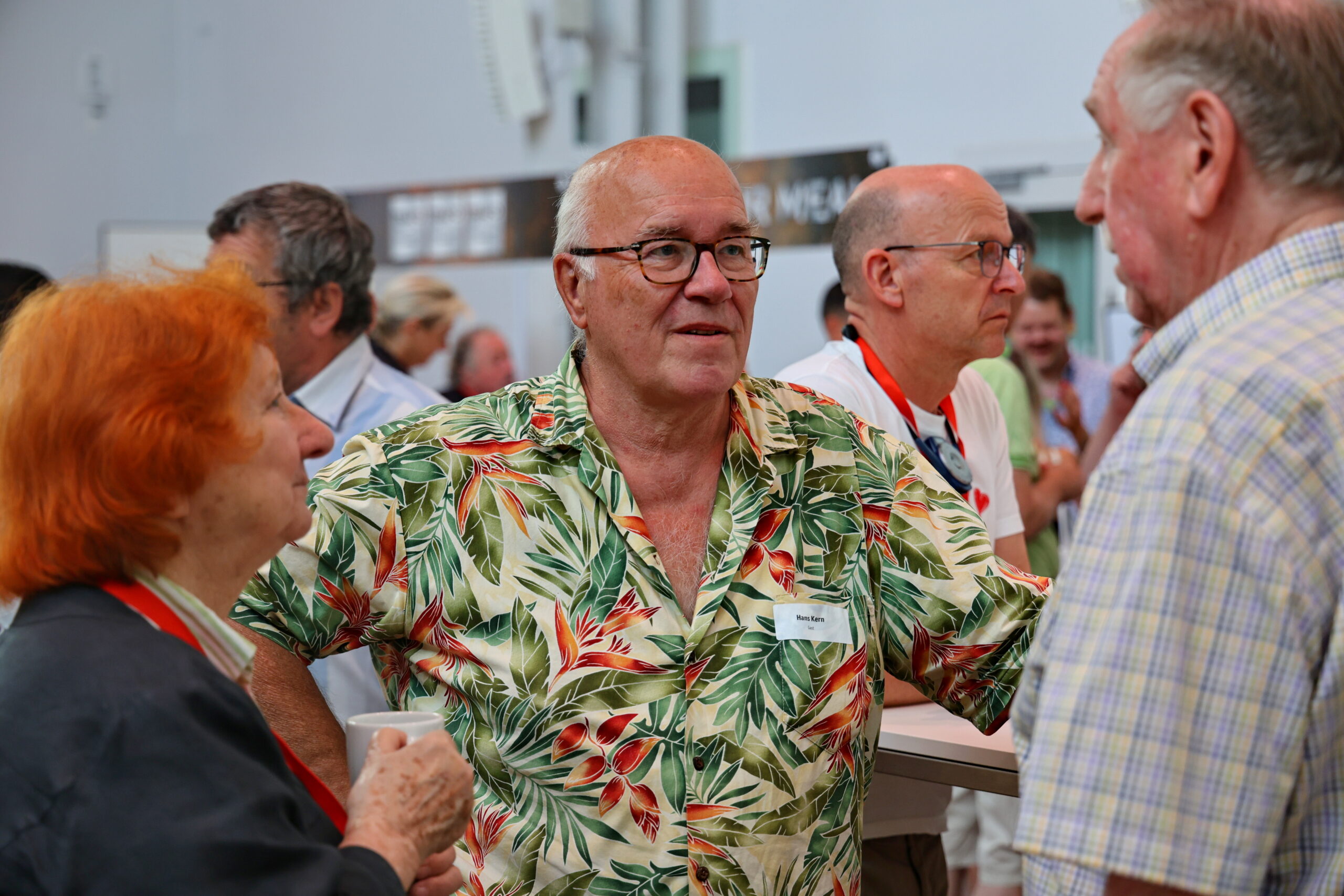 Gewerkschaft syndicom Kongress 2025 Baden, Leute in der Diskussion