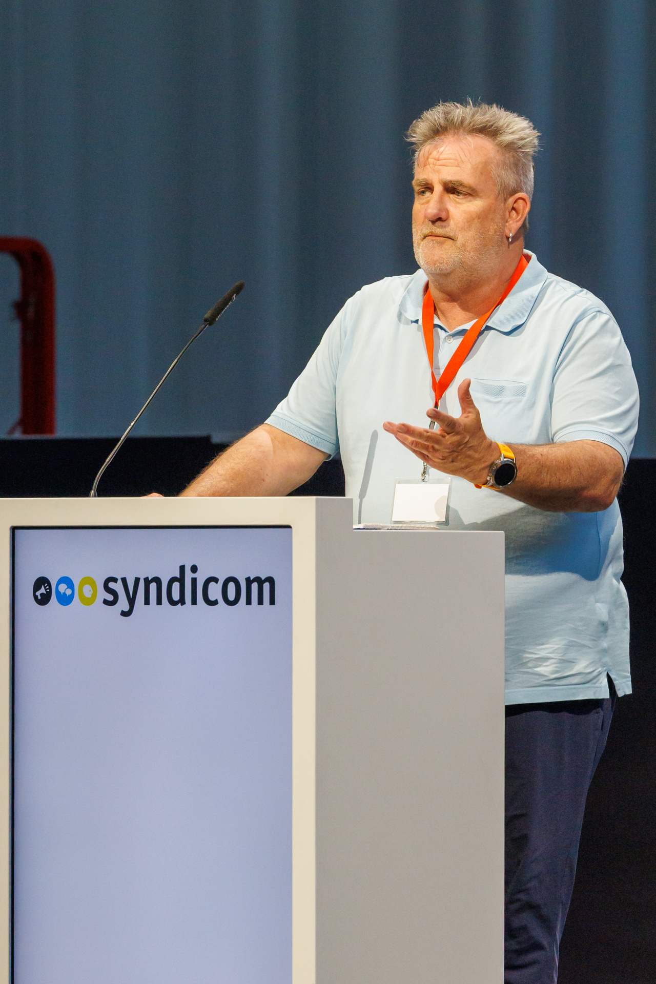 Gewerkschaft syndicom Kongress 2025 Baden, Redner