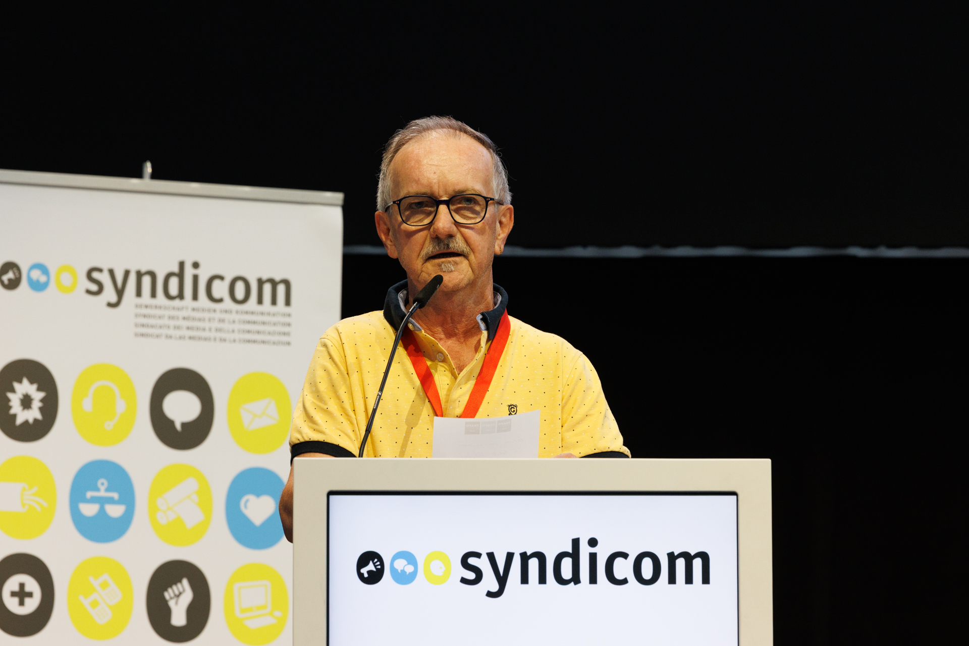 Gewerkschaft syndicom Kongress 2025 Baden, Redner